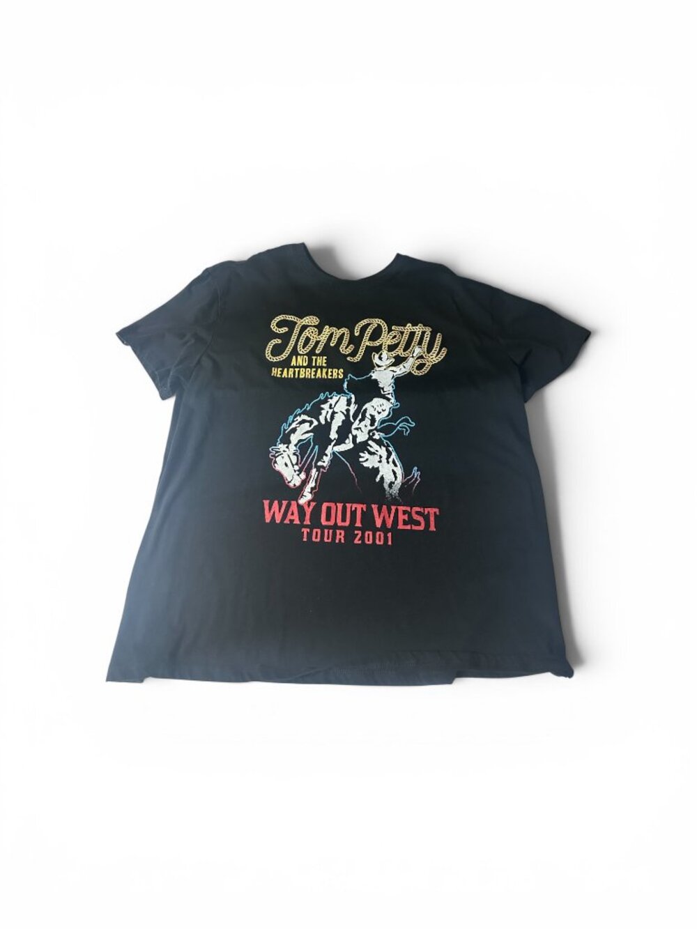 Time and Tru Tom Petty Way Out West Women's Graphic Tee, Size XL ( 16-18)